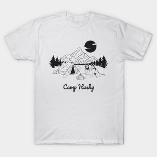 Camp Husky B&W T-Shirt